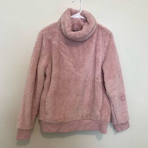 Rose Pink Sherpa Jacket